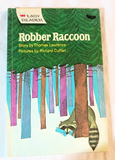 Robber Raccoon Easy Reader Wonder Books Thomas Lawrence 1971 - TulipStuff