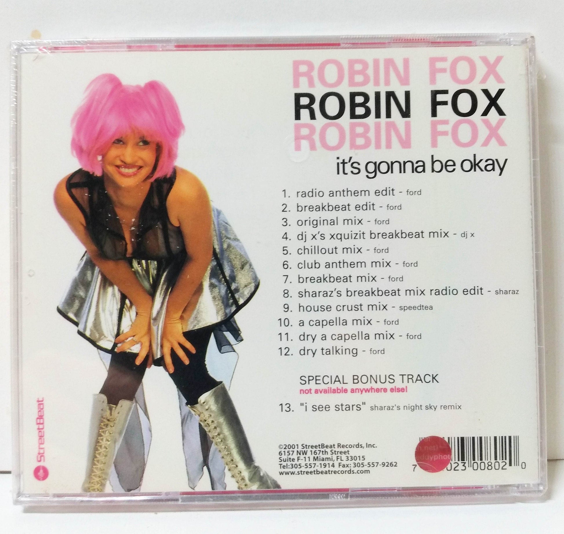 Robin Fox It's Gonna Be Okay Maxi-single CD StreetBeat 2001 - TulipStuff