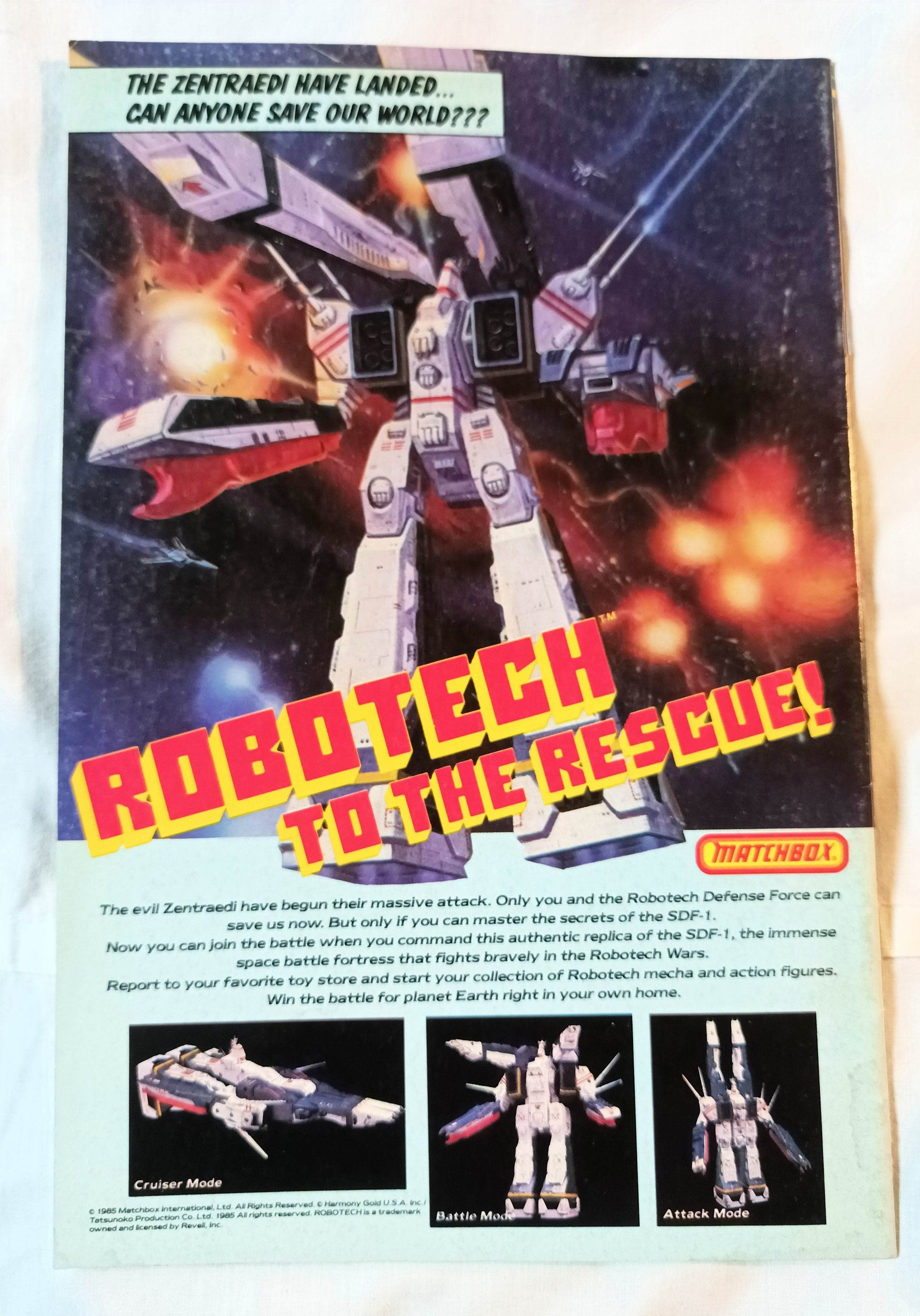 Robotech The Macross Saga Issue #11 May 1986 Comico - TulipStuff
