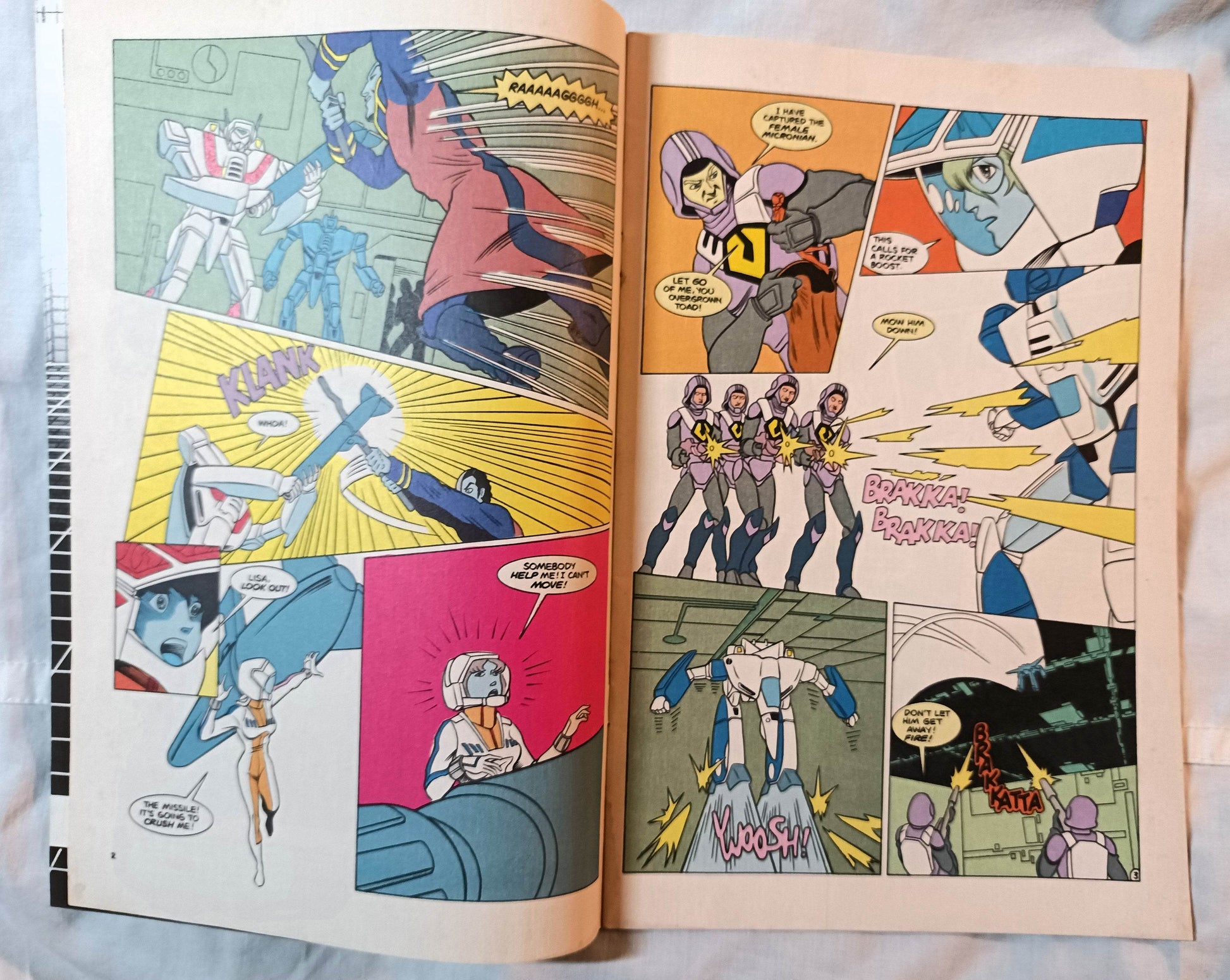 Robotech The Macross Saga Issue #11 May 1986 Comico - TulipStuff