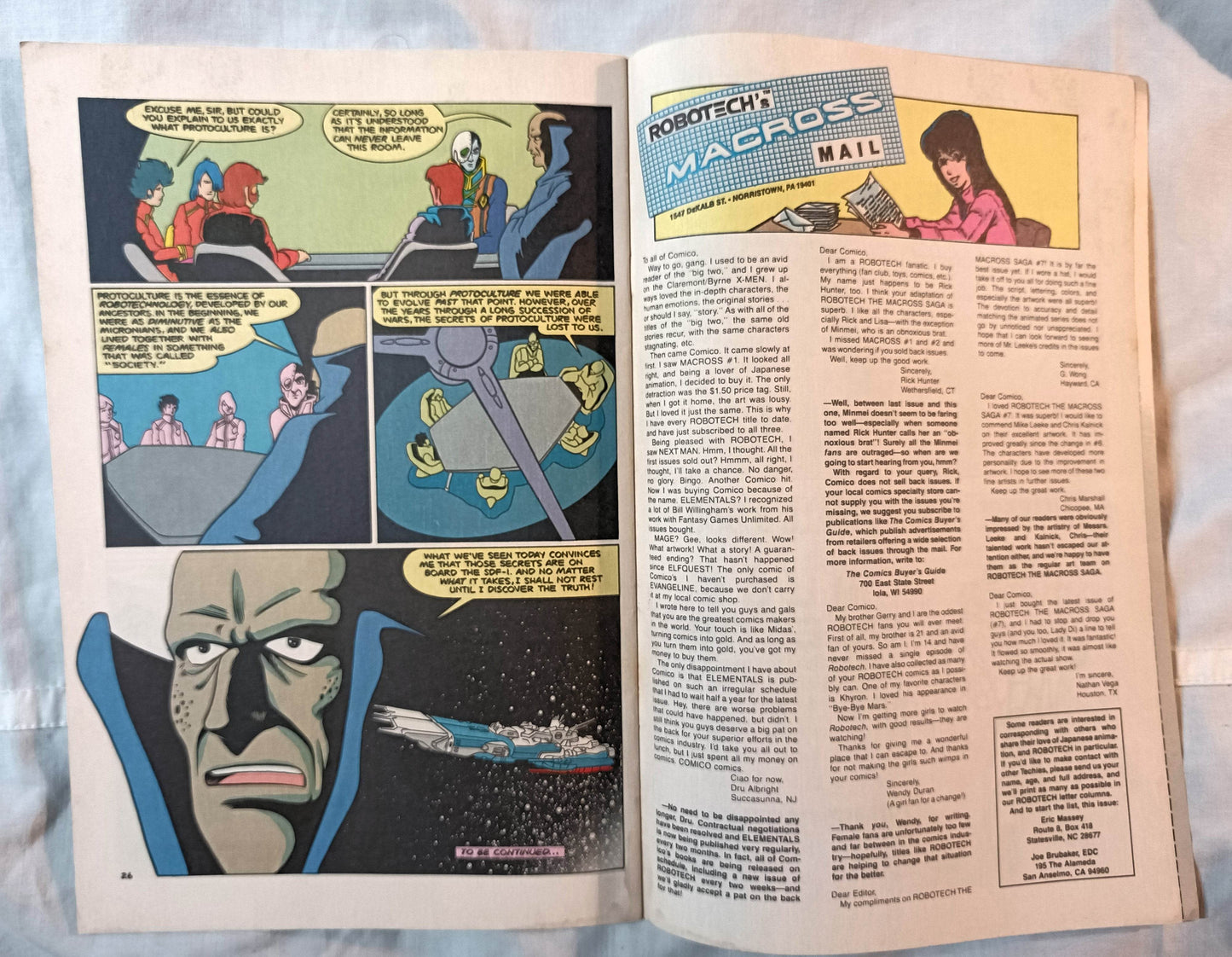 Robotech The Macross Saga Issue #11 May 1986 Comico - TulipStuff