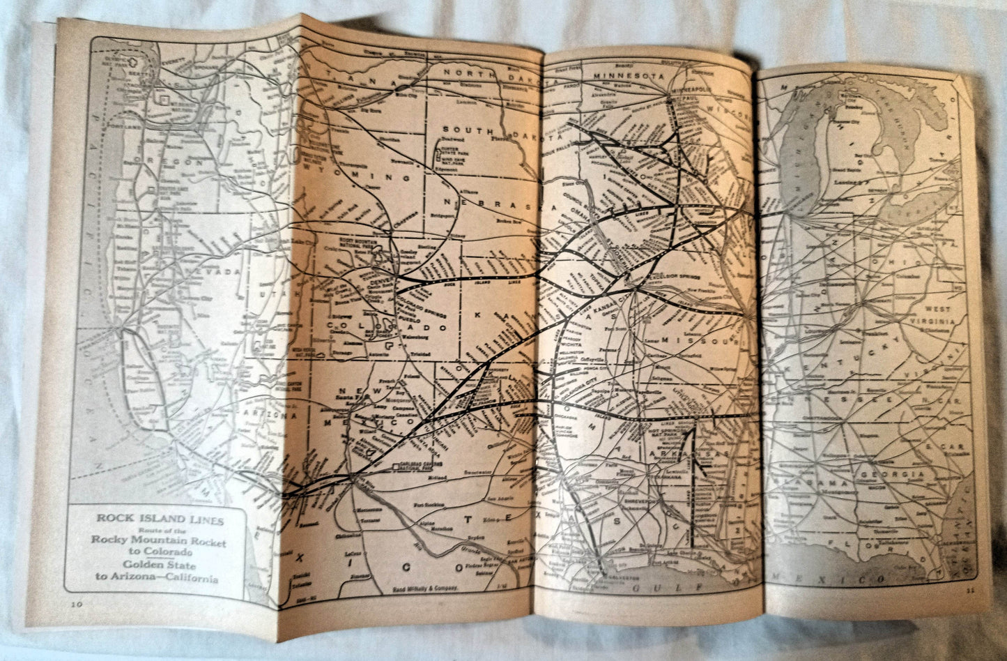 Rock Island Lines Railroad System Timetable Summer 1964 - TulipStuff