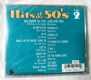 Rock 'N' Roll Hits Of The 50's Volume 2 Album CD 1996 - TulipStuff