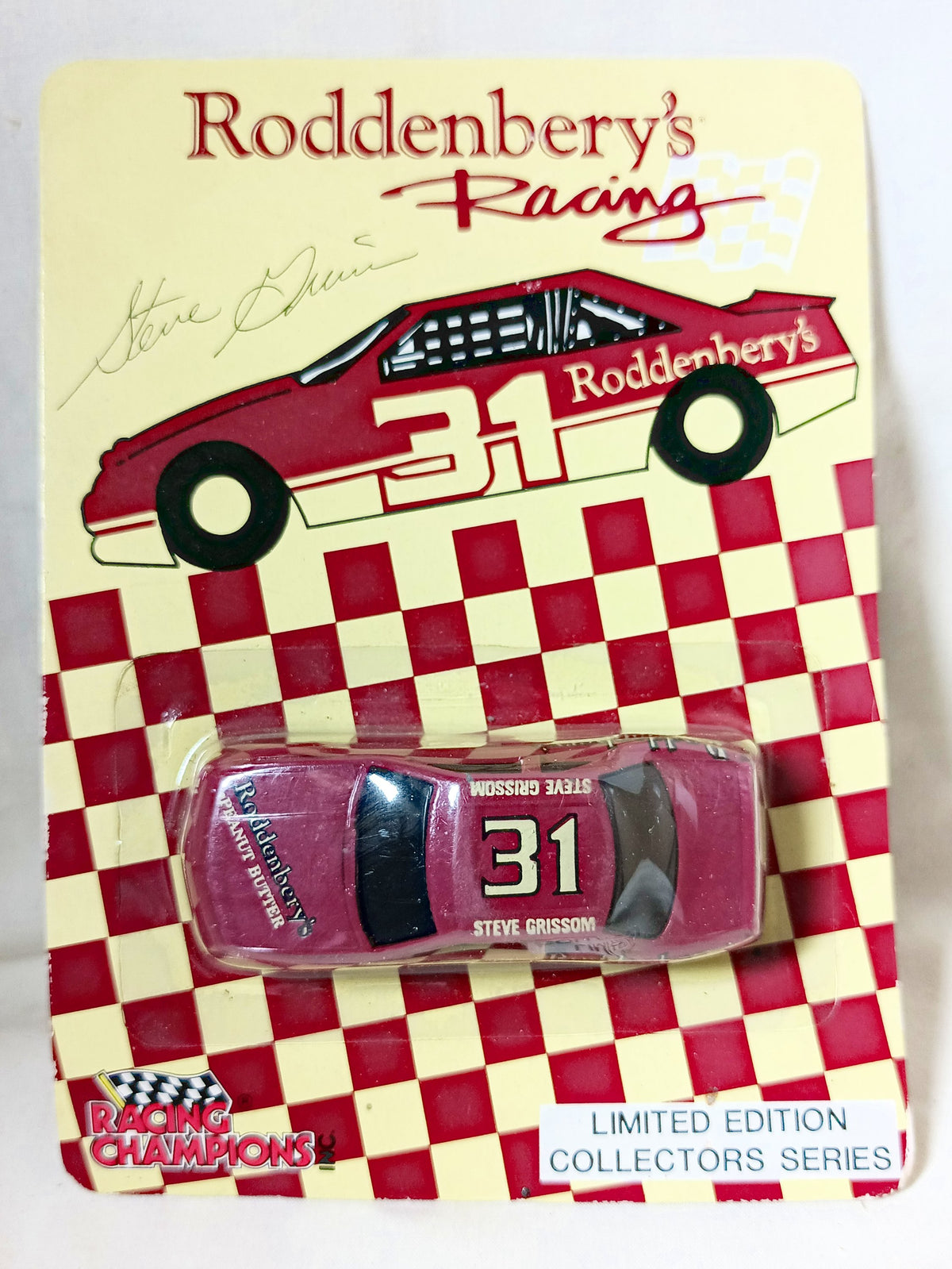 Racing Champions 1992 Roddenbery's Racing Steve Grissom Oldsmobile - TulipStuff