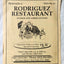 Rodriguez Restaurant Spanish American Food Essex St NYC Menu 1990's - TulipStuff
