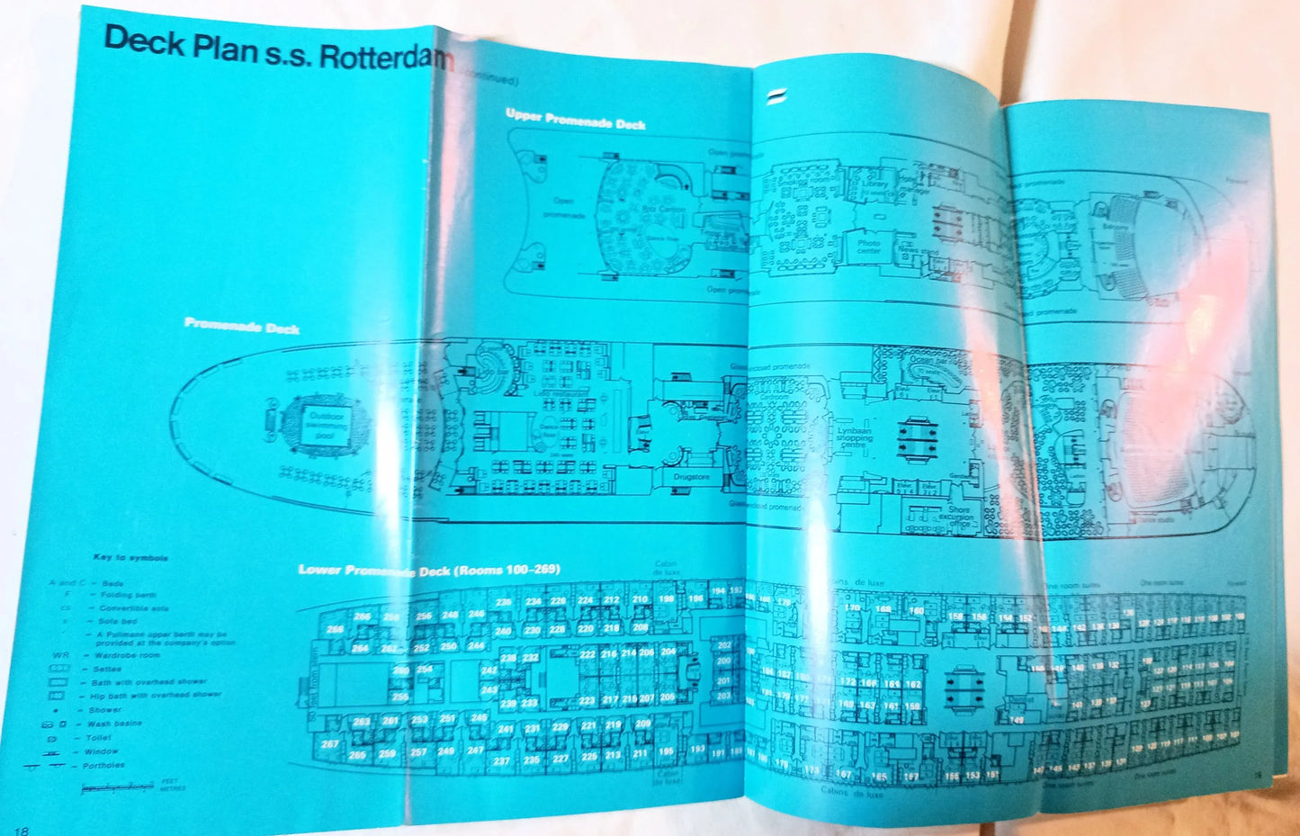 Holland America Cruises ss Rotterdam 1973 Nassau Cruises from New York Brochure - TulipStuff