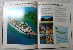 Royal Caribbean 1982-83 Brochure Sun Viking Nordic Prince Song of Norway Song of America - TulipStuff