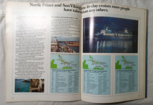 Royal Caribbean 1982-83 Brochure Sun Viking Nordic Prince Song of Norway Song of America - TulipStuff