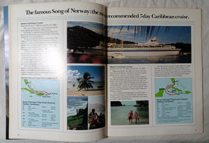 Royal Caribbean 1982-83 Brochure Sun Viking Nordic Prince Song of Norway Song of America - TulipStuff