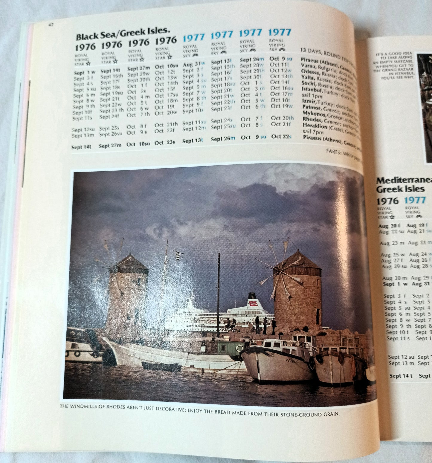 Royal Viking Line The Cruise Atlas 1976-77 Brochure - TulipStuff