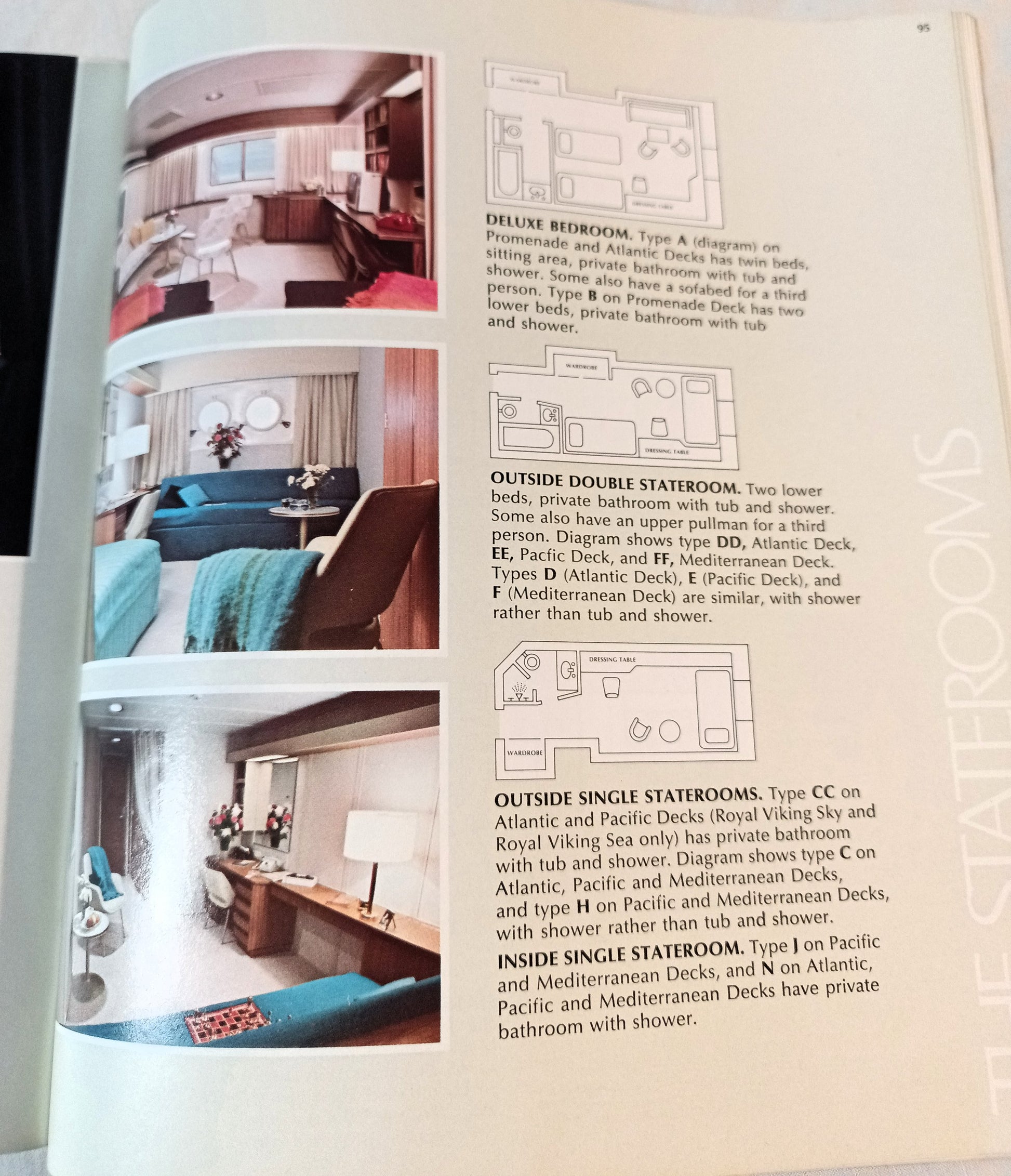 Royal Viking Line The Cruise Atlas 1976-77 Brochure - TulipStuff