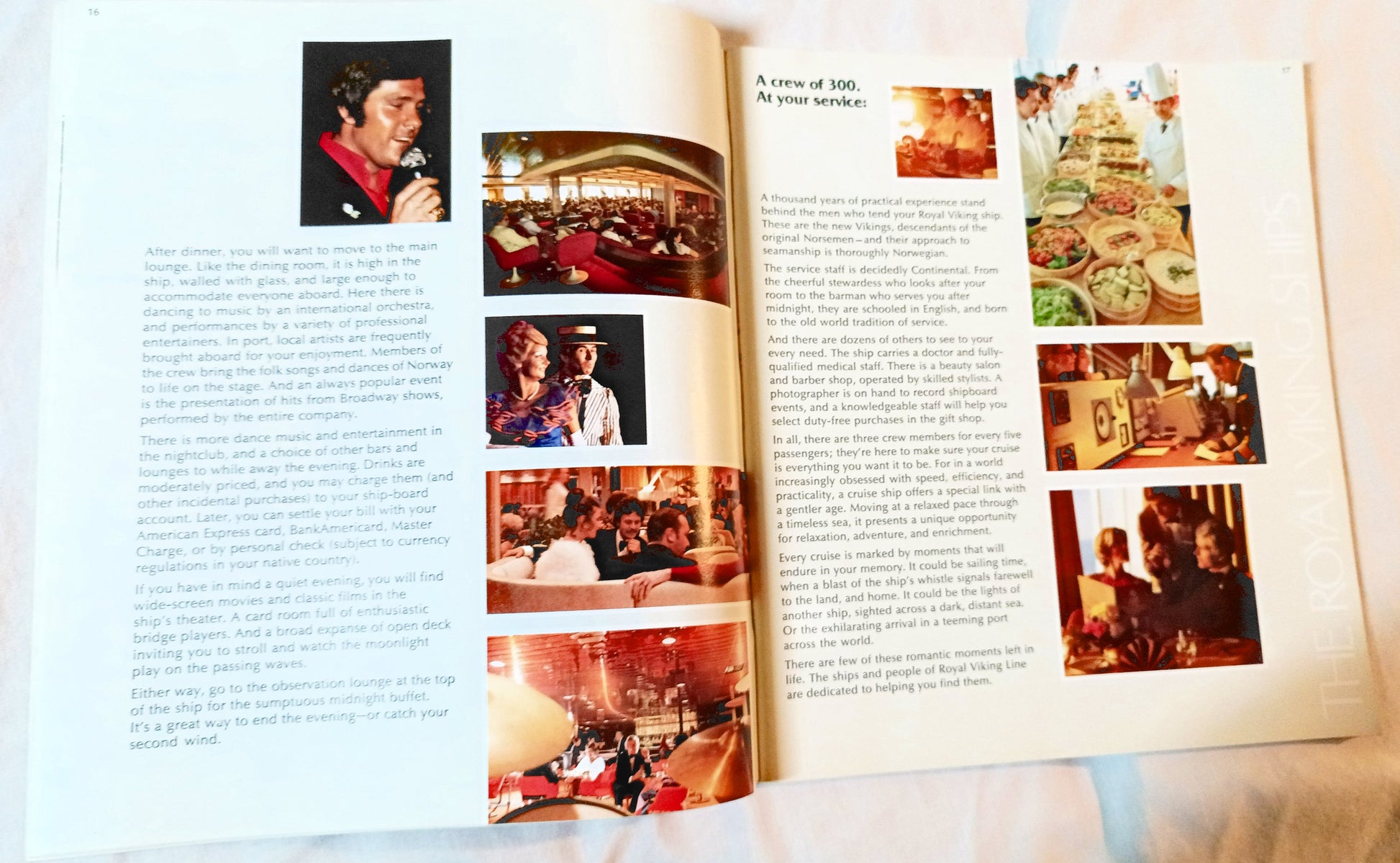 Royal Viking Line The Cruise Atlas 1976-77 Brochure - TulipStuff