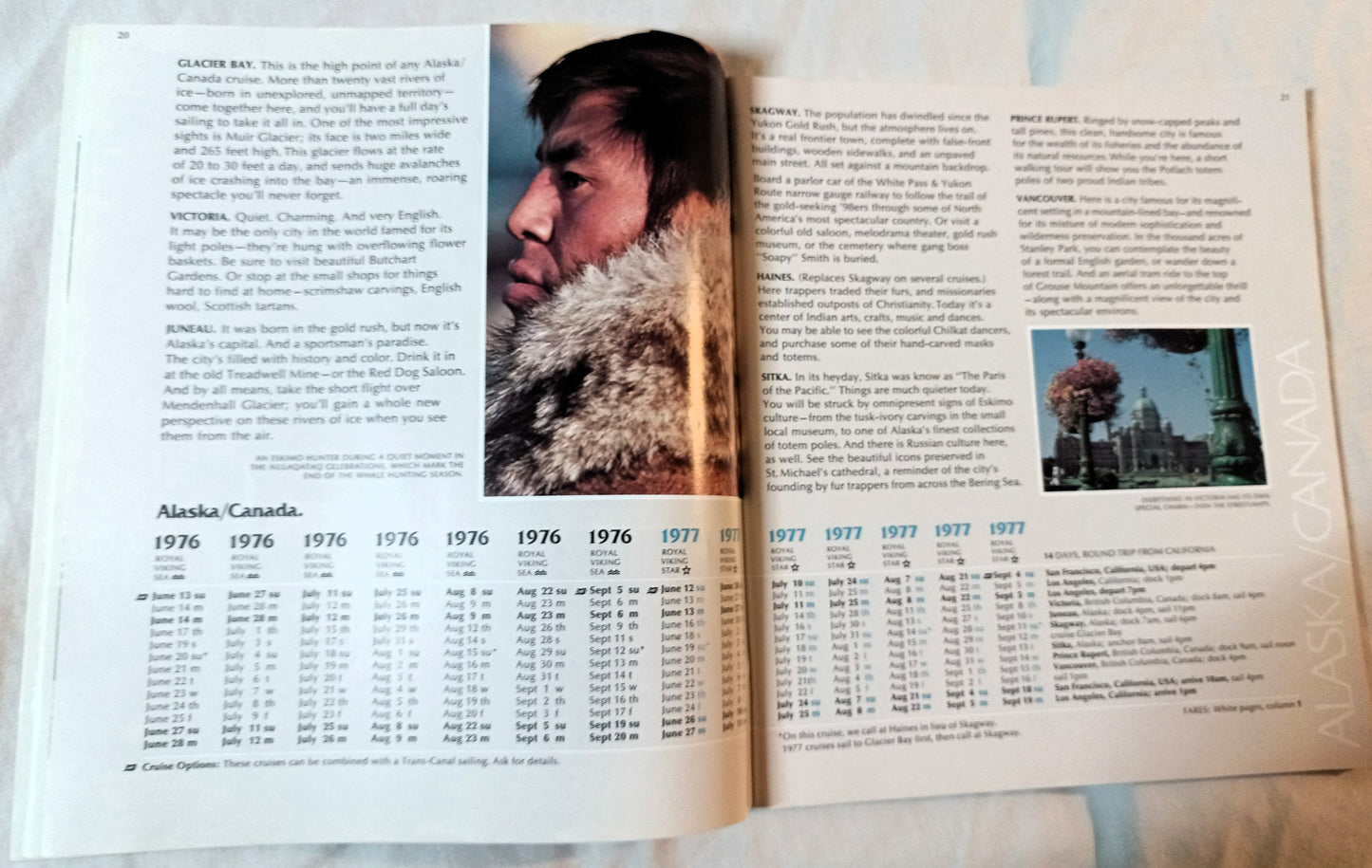 Royal Viking Line The Cruise Atlas 1976-77 Brochure - TulipStuff