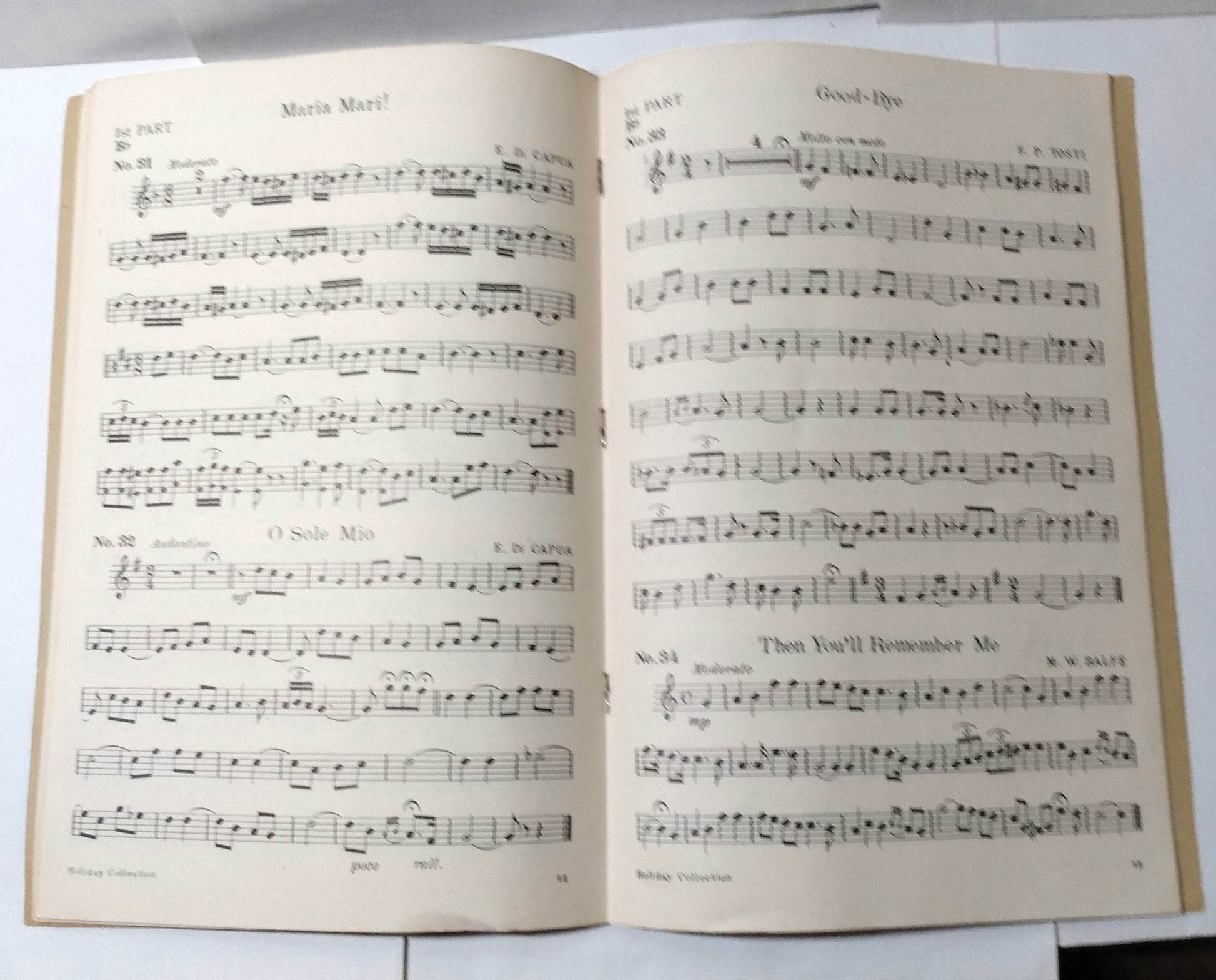 Rubank Holiday Collection 1st B Flat Cornet Baritone Sheet Music 1932 - TulipStuff