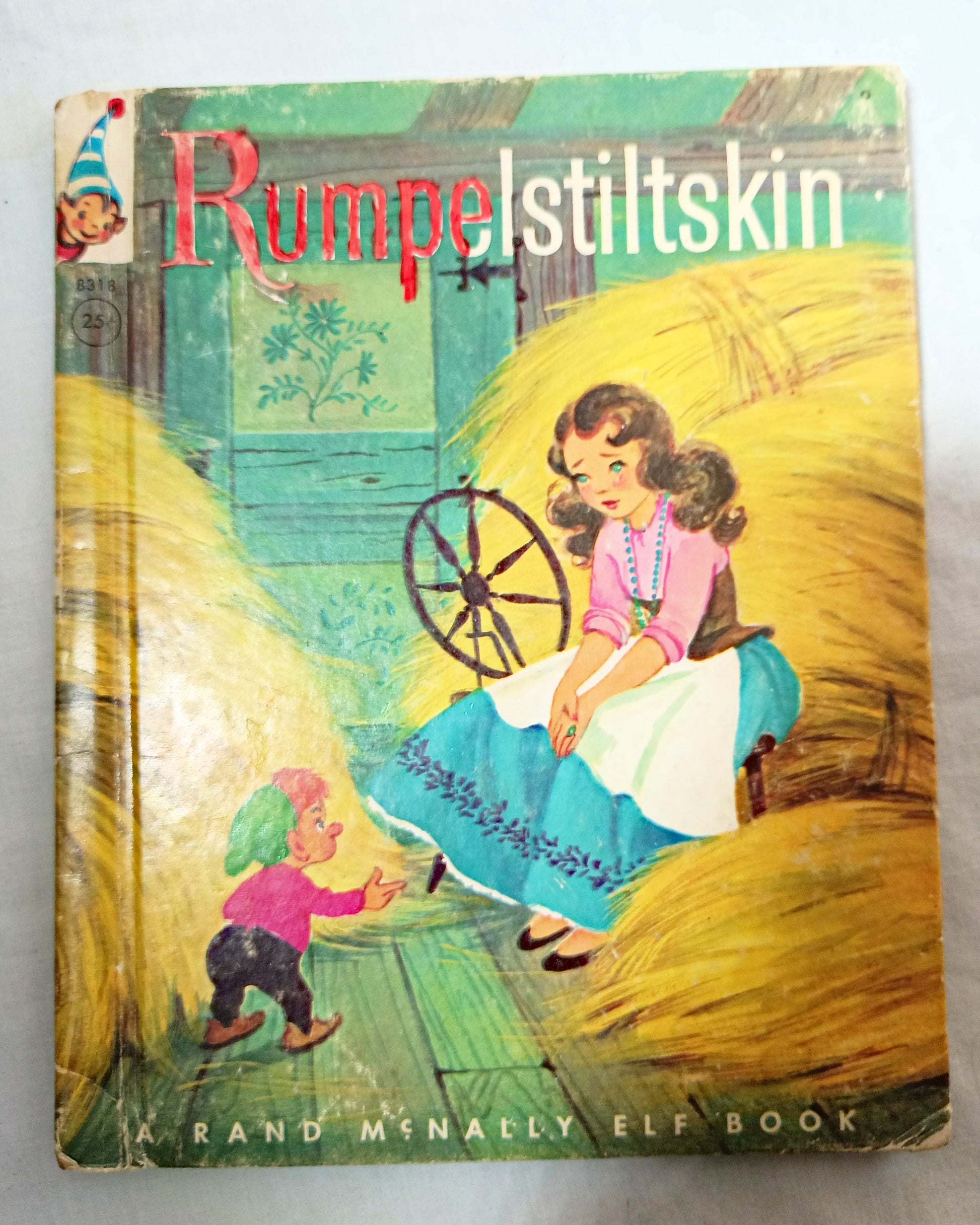 Rumpelstiltskin Elizabeth Webbe Rand McNally Elf Book 1959 - TulipStuff