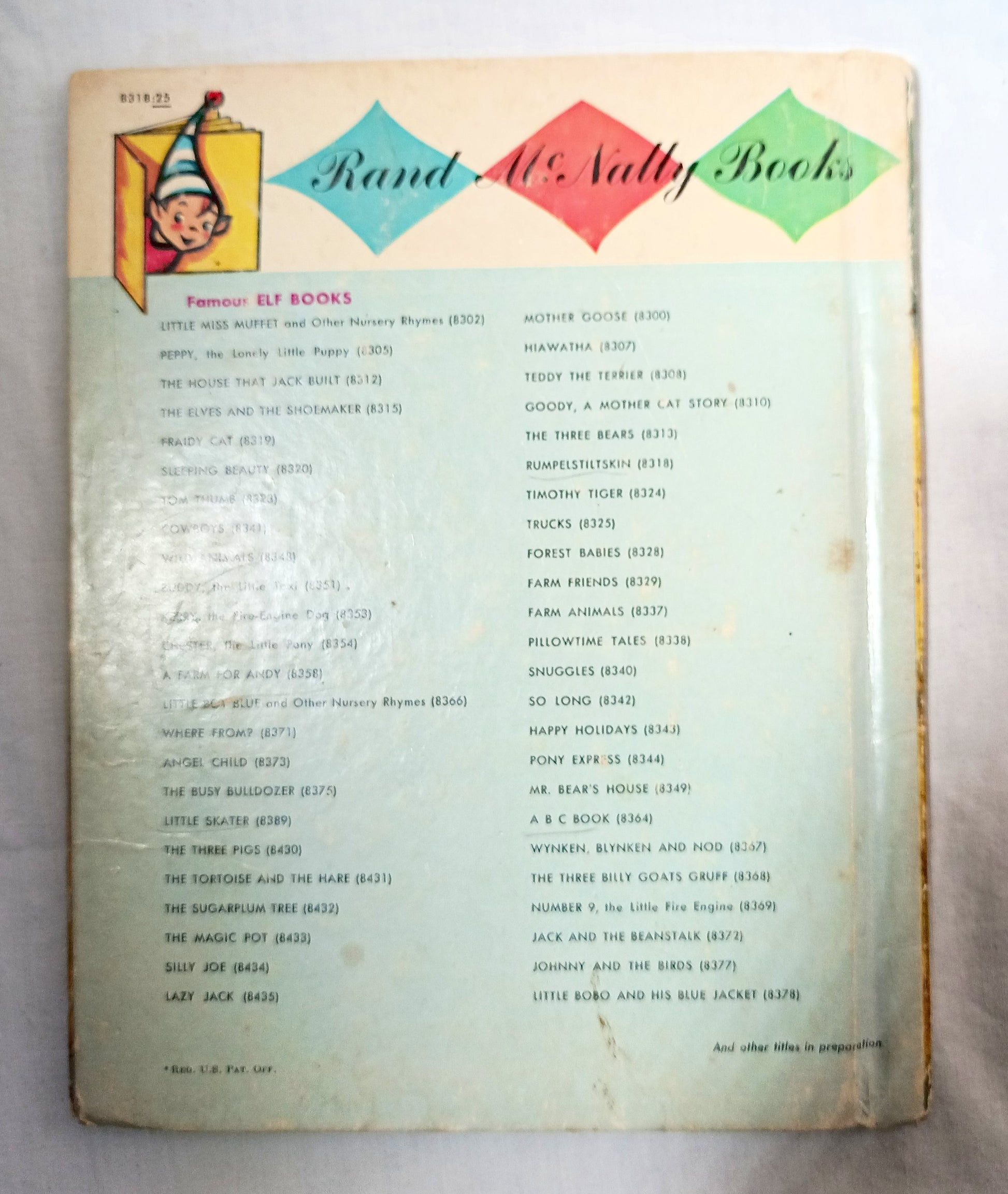Rumpelstiltskin Elizabeth Webbe Rand McNally Elf Book 1959 - TulipStuff