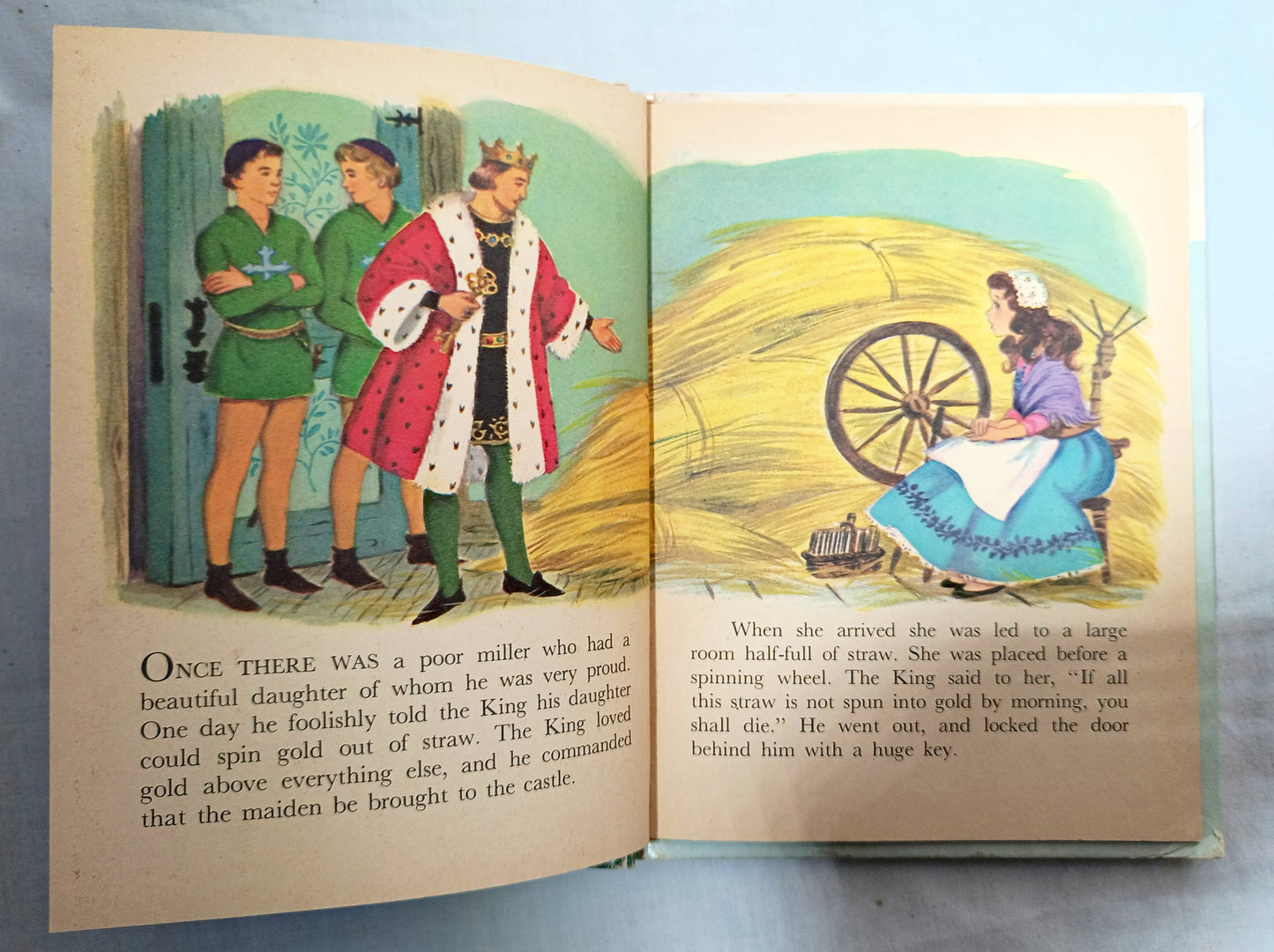 Rumpelstiltskin Elizabeth Webbe Rand McNally Elf Book 1959 - TulipStuff