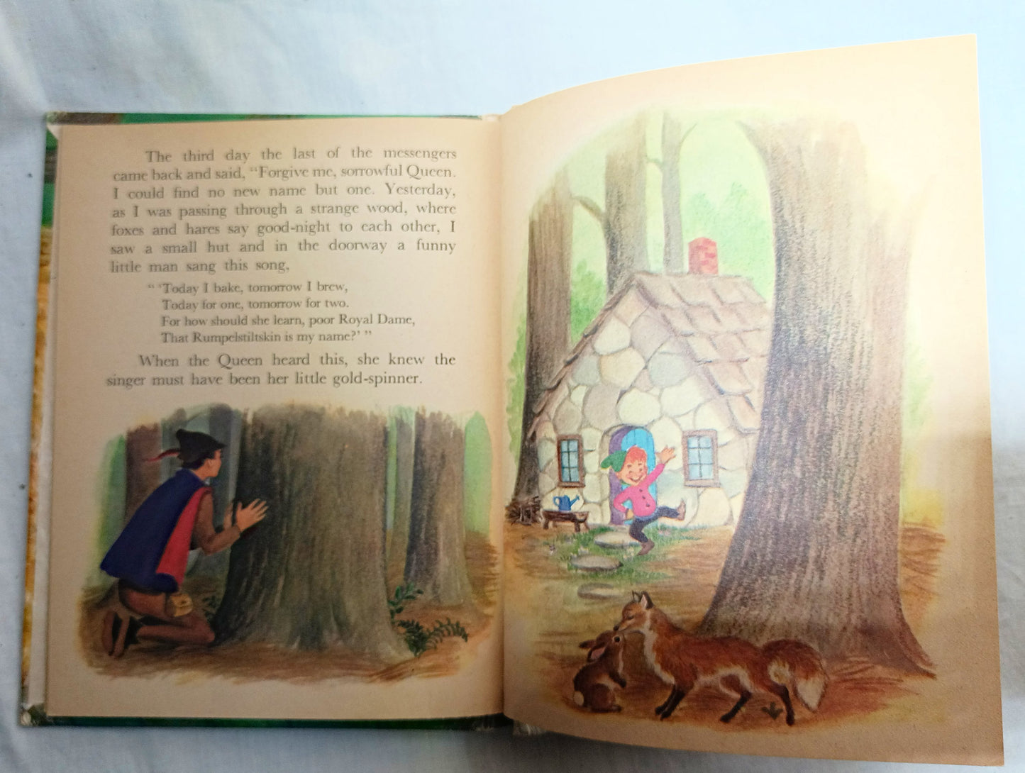 Rumpelstiltskin Elizabeth Webbe Rand McNally Elf Book 1959 - TulipStuff