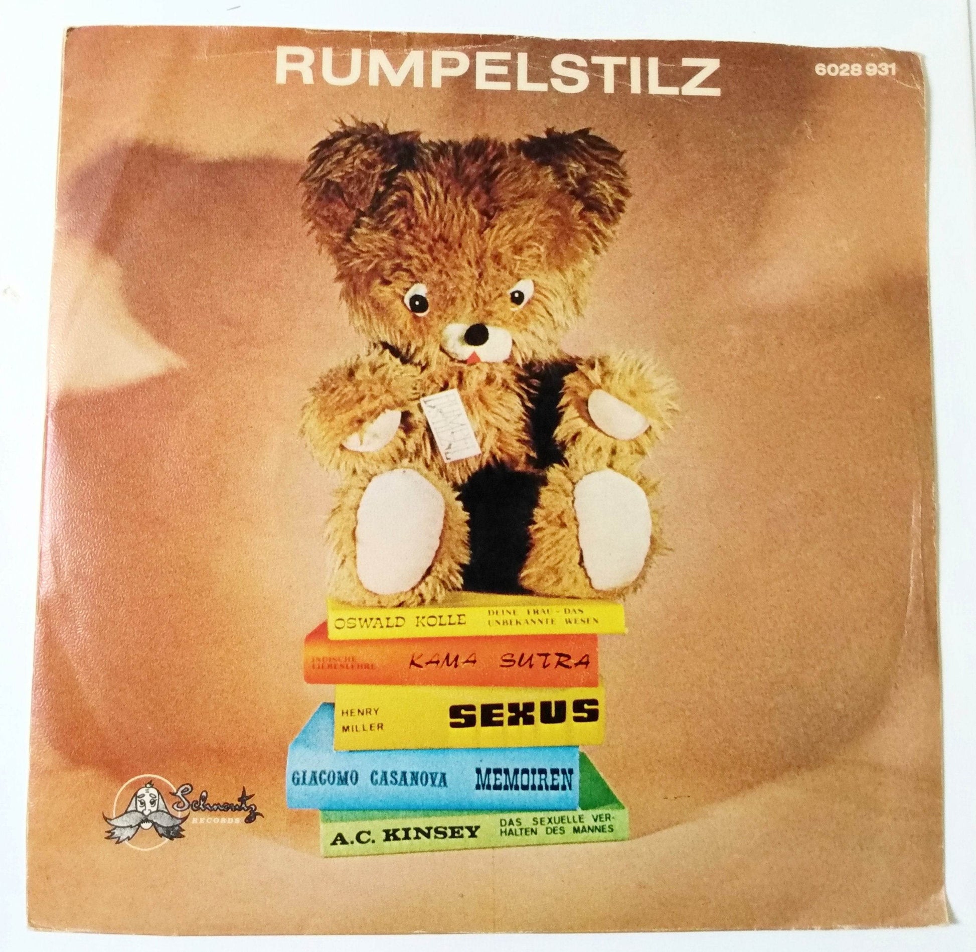 Rumpelstilz Teddybar Swiss Rock 7" Vinyl Switzerland Schnoutz 1976 - TulipStuff