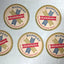 Jacob Ruppert Brewery Knickerbocker Beer Coasters Set Of 5 NYC 1961 - TulipStuff
