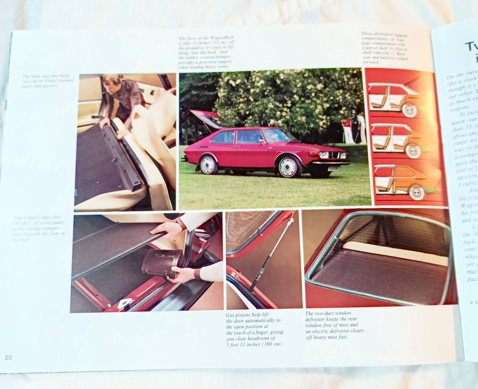 Saab 1976 Dealer Sales Brochure 99GL Sedan WagonBack EMS - TulipStuff