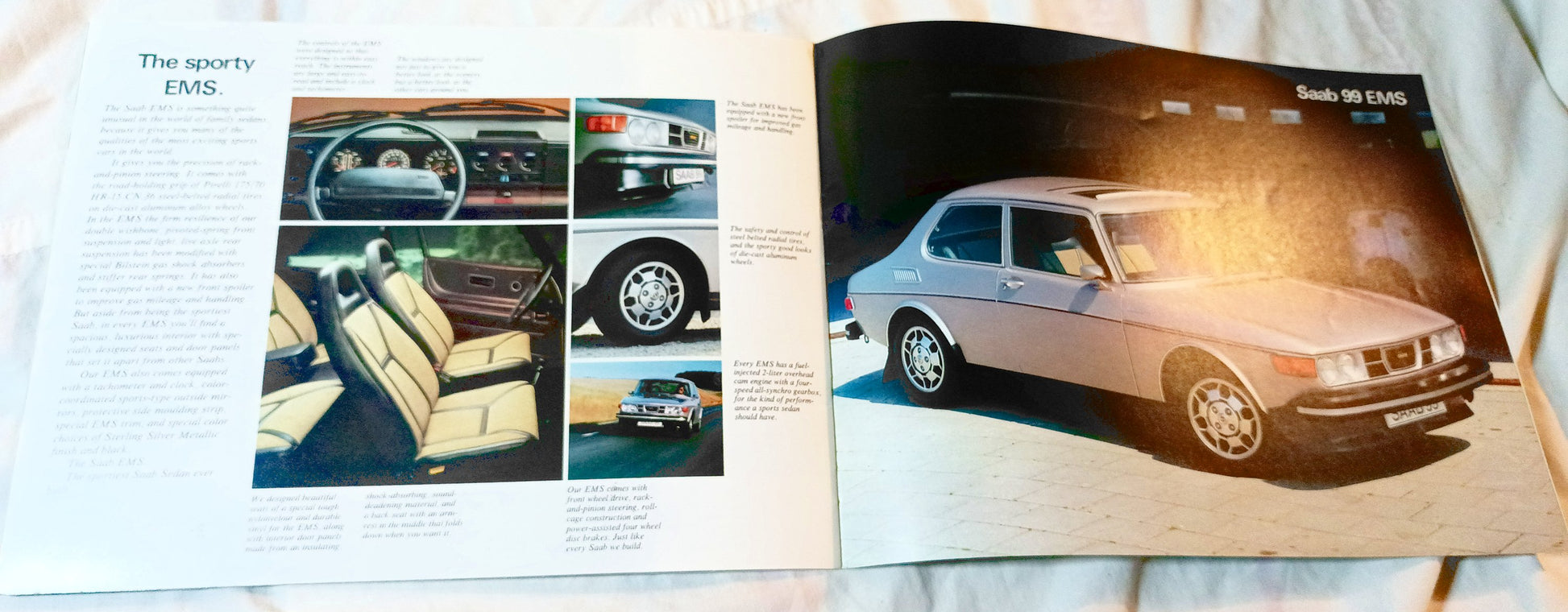 Saab 1976 Dealer Sales Brochure 99GL Sedan WagonBack EMS - TulipStuff