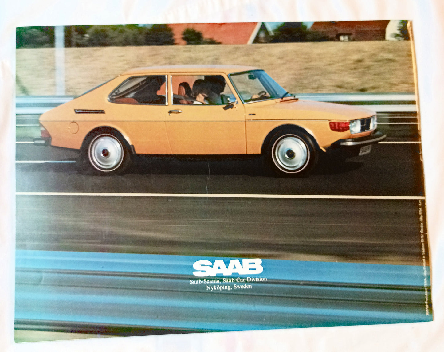 Saab 1976 Dealer Sales Brochure 99GL Sedan WagonBack EMS - TulipStuff