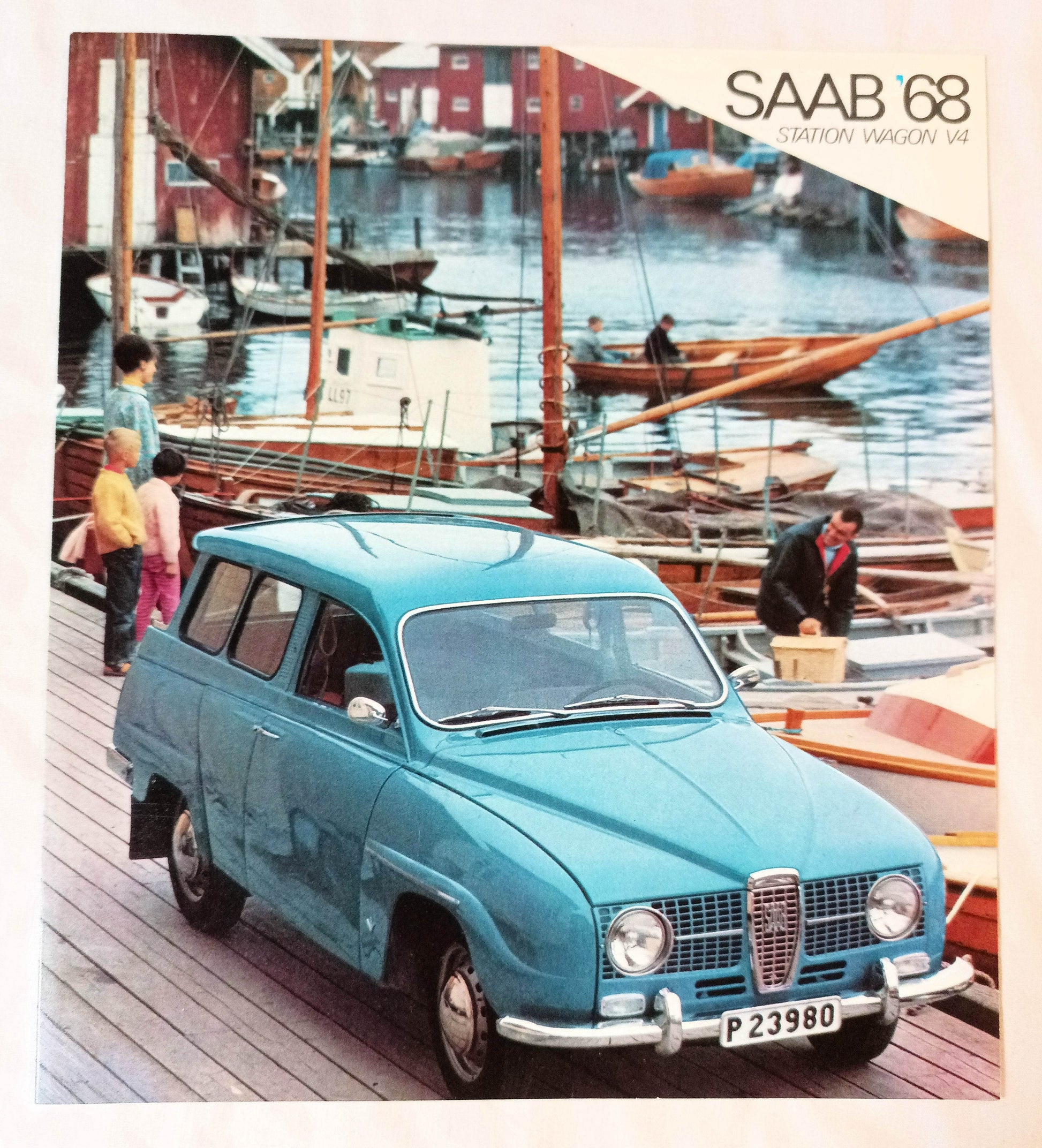 Saab 1968 V-4 Station Wagon US Dealer Sales Brochure - TulipStuff
