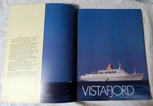 Load image into Gallery viewer, Norwegian America Sagafjord Vistafjord Worldwide Cruises 1982-83 Brochure - TulipStuff
