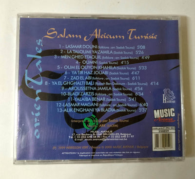 OrienTales: Salam Aleicum Tunisie Sadok Tounsi Folk Rai Album CD 1999 - TulipStuff