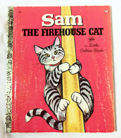 Sam The Firehouse Cat Little Golden Book Virginia Parsons 1971 - TulipStuff