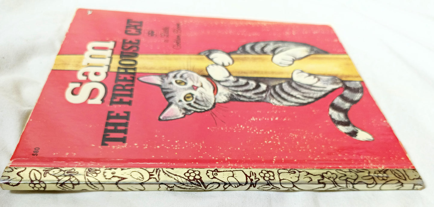 Sam The Firehouse Cat Little Golden Book Virginia Parsons 1971 - TulipStuff