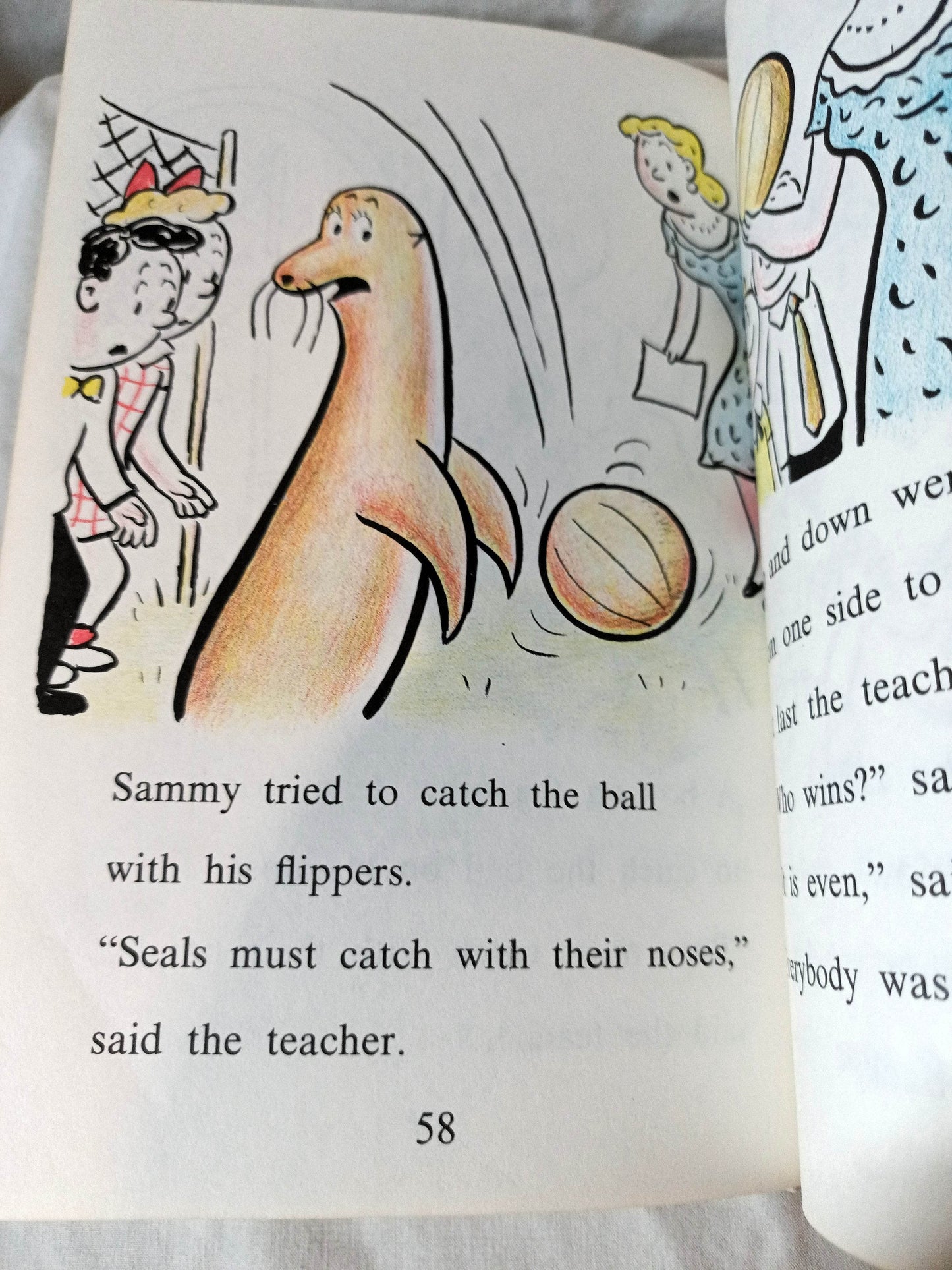 Sammy The Seal Syd Hoff (I Can Read) Hardcover First Edition 1959 - TulipStuff