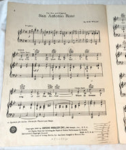 Load image into Gallery viewer, The New And Original San Antonio Rose Bob Wills Sheet Music 1940 - TulipStuff
