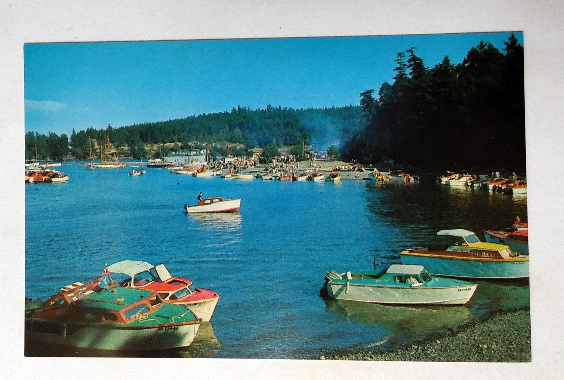San Juan Rendezvous Friday Harbor Washington Annual Salmon BBQ 1950's - TulipStuff