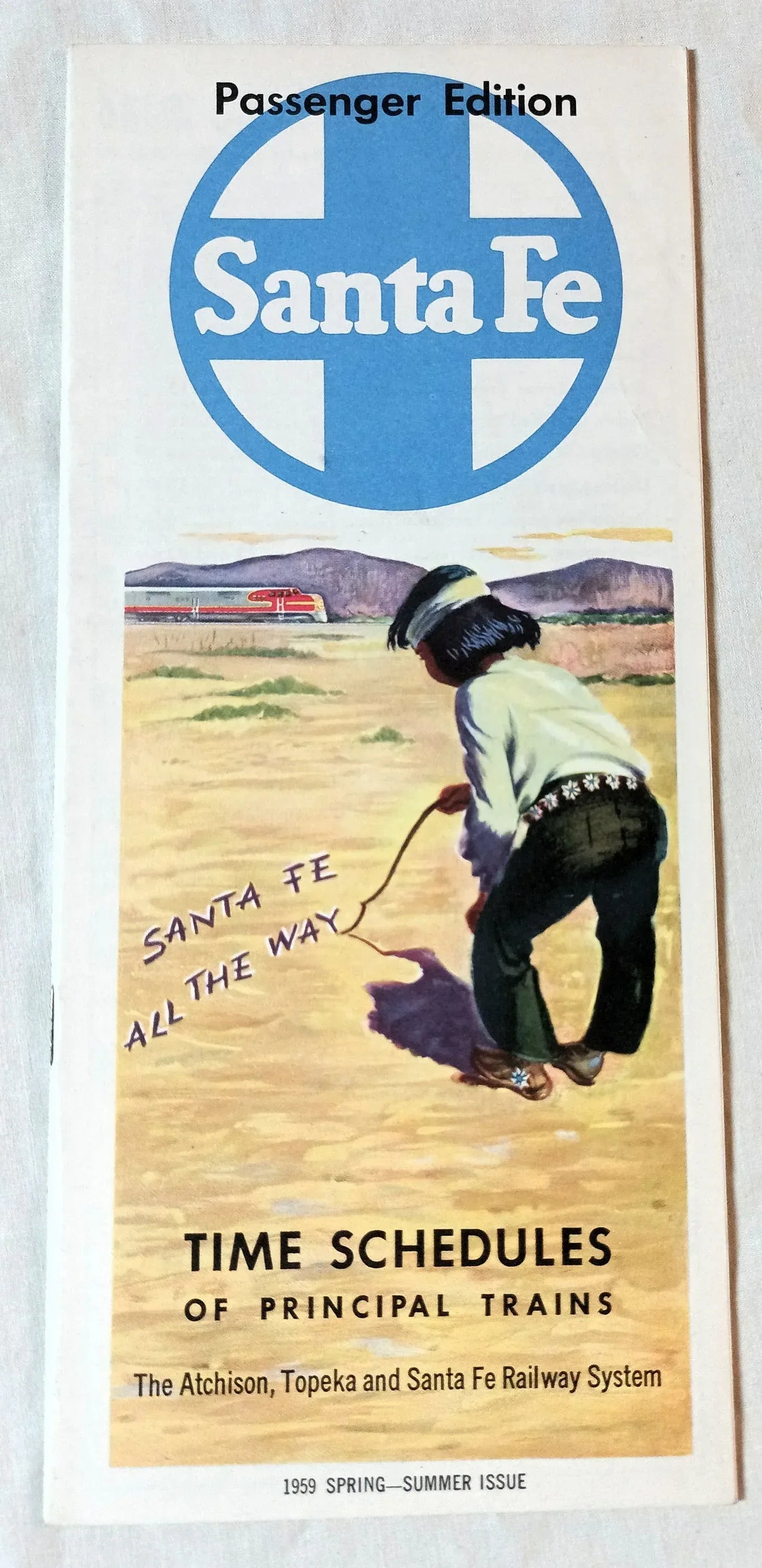 Atchison Topeka And Santa Fe Railway Passenger Schedules 1959 - TulipStuff