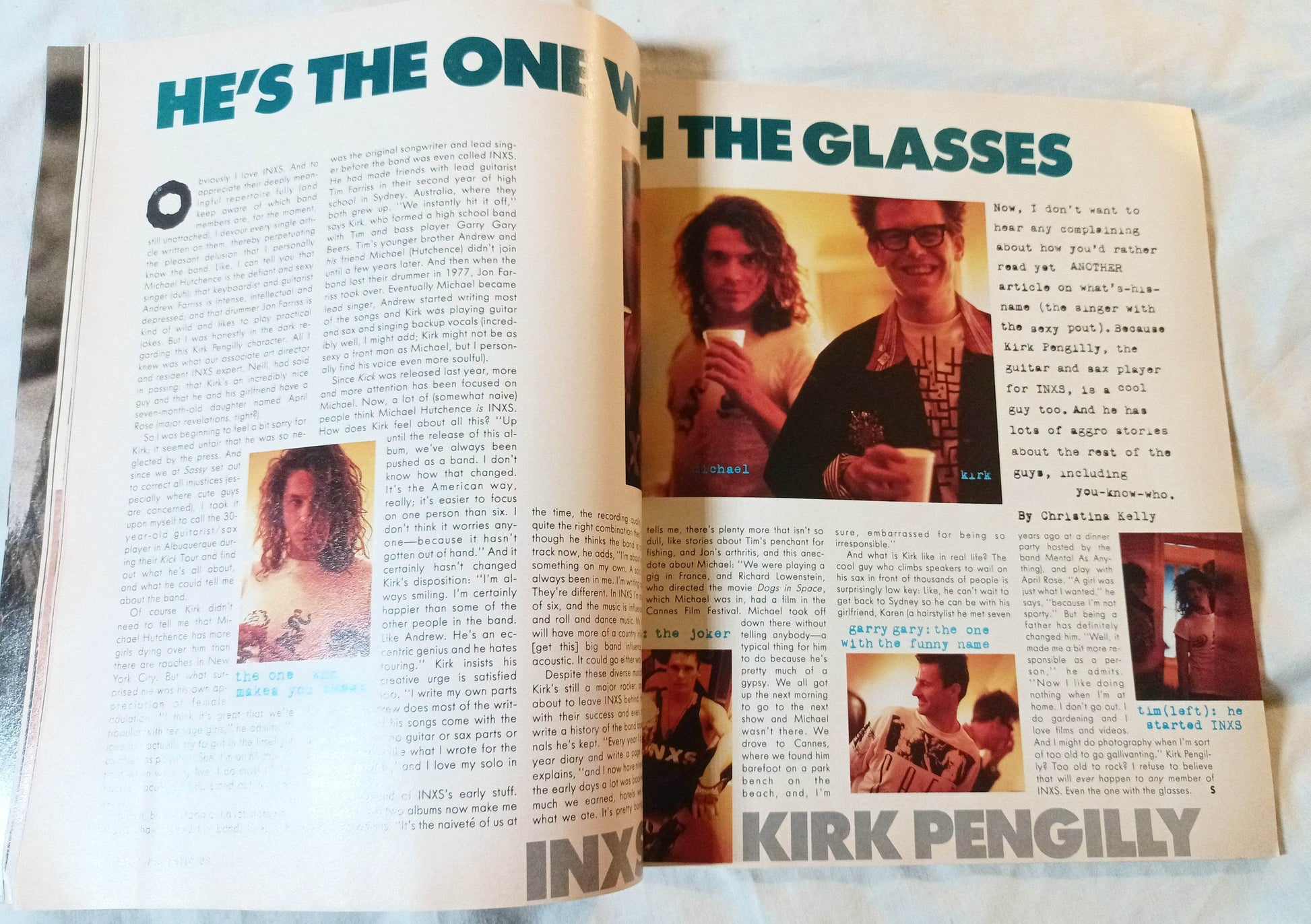 Sassy Magazine November 1988 Inxs Brad Pitt Ricki Lake Teen Fashion - TulipStuff