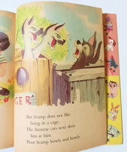 Load image into Gallery viewer, Walt Disney&#39;s Scamp&#39;s Adventures Little Golden Book 1958 - TulipStuff
