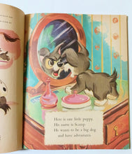 Load image into Gallery viewer, Walt Disney&#39;s Scamp&#39;s Adventures Little Golden Book 1958 - TulipStuff
