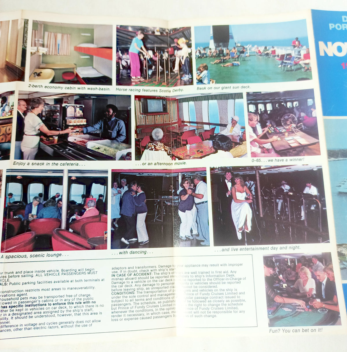 Prince of Fundy Cruises m/s Scotia Prince 1985 Nova Scotia Brochure - TulipStuff