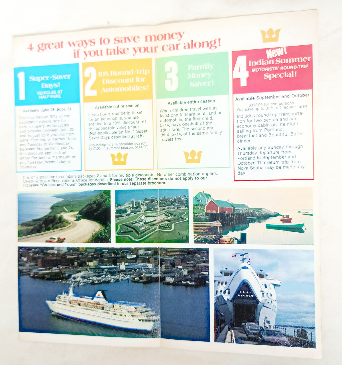Prince of Fundy Cruises m/s Scotia Prince 1985 Nova Scotia Brochure - TulipStuff