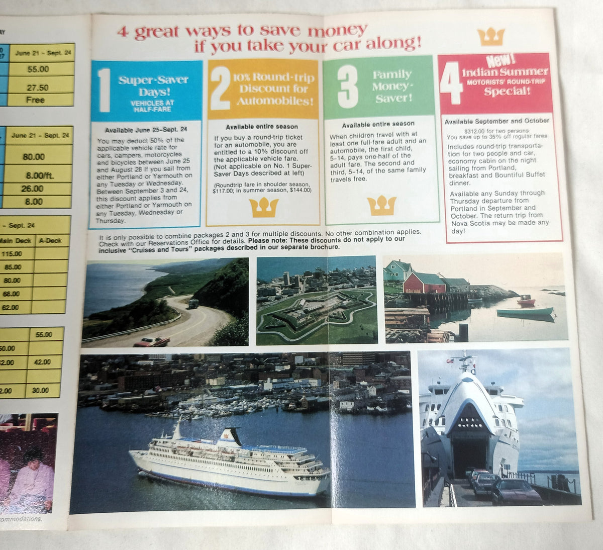 Prince of Fundy Cruises m/s Scotia Prince 1985 Nova Scotia Brochure - TulipStuff