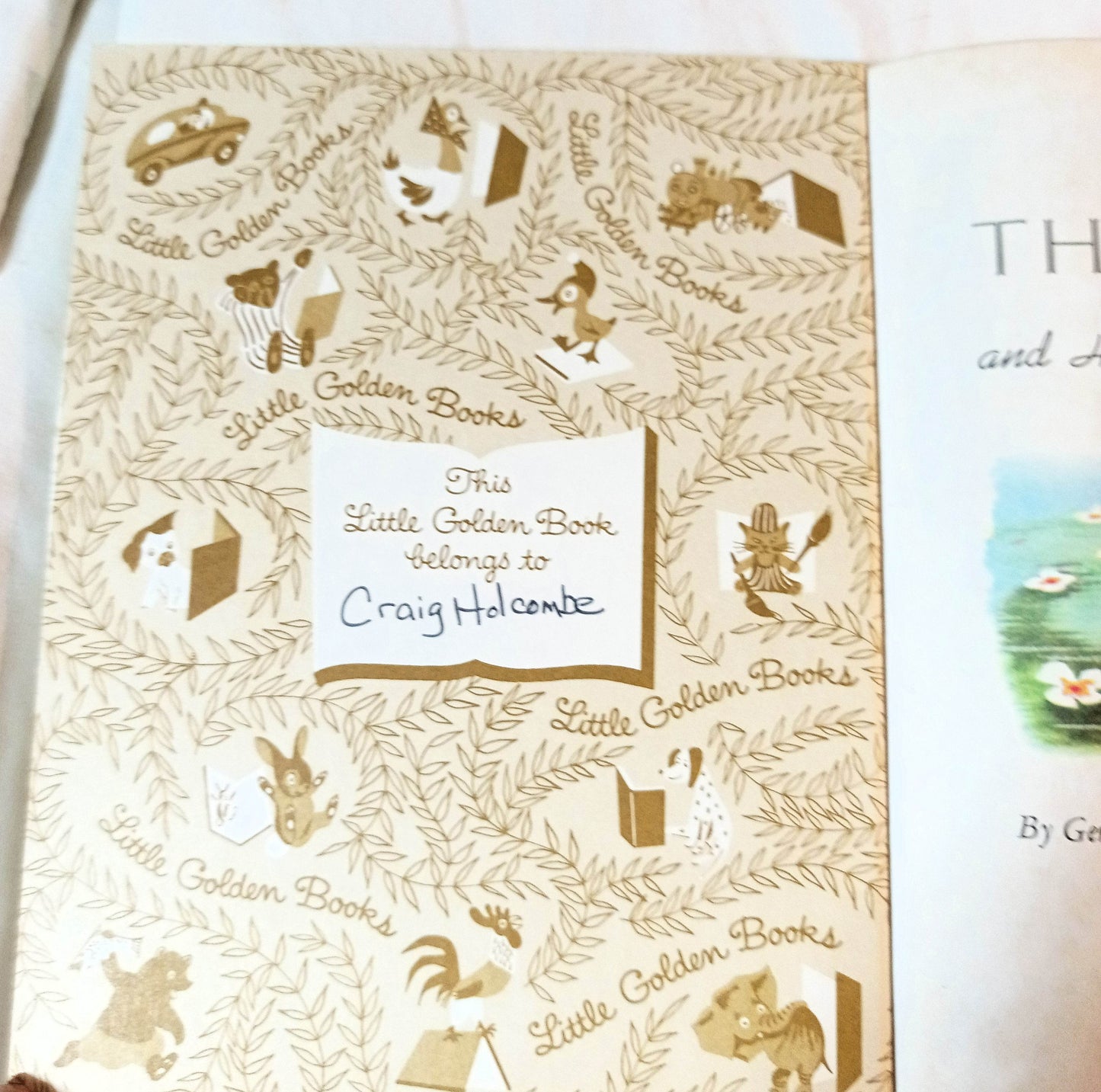 Scuffy The Tugboat Little Golden Book Gertrude Crampton 1975 - TulipStuff