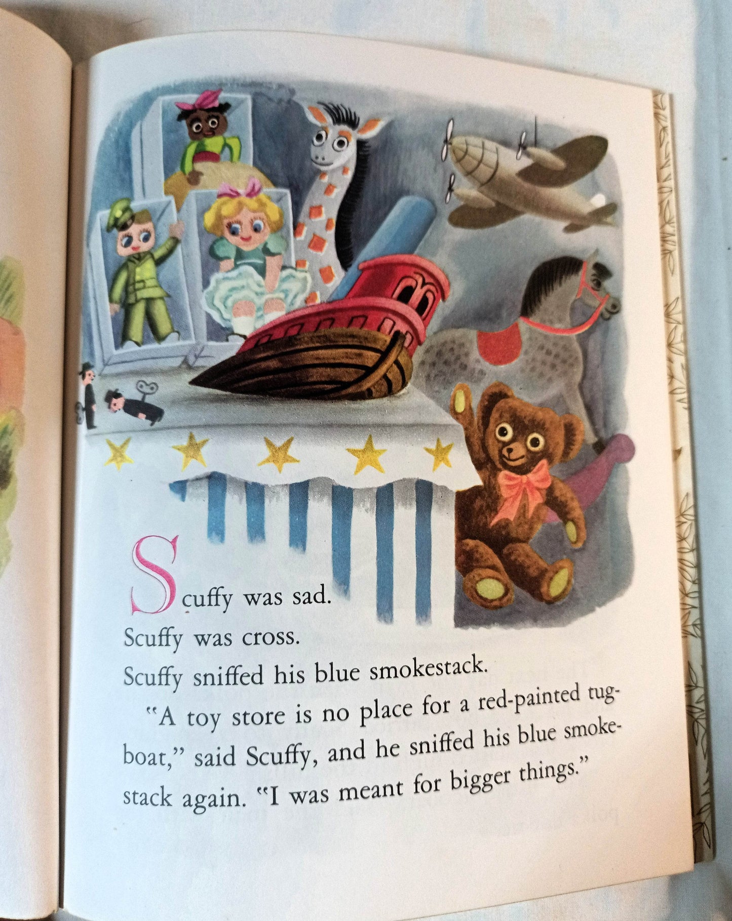 Scuffy The Tugboat Little Golden Book Gertrude Crampton 1975 - TulipStuff