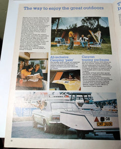 Sealink 1975 Car Ferry UK European Motor Tours Brochure - TulipStuff