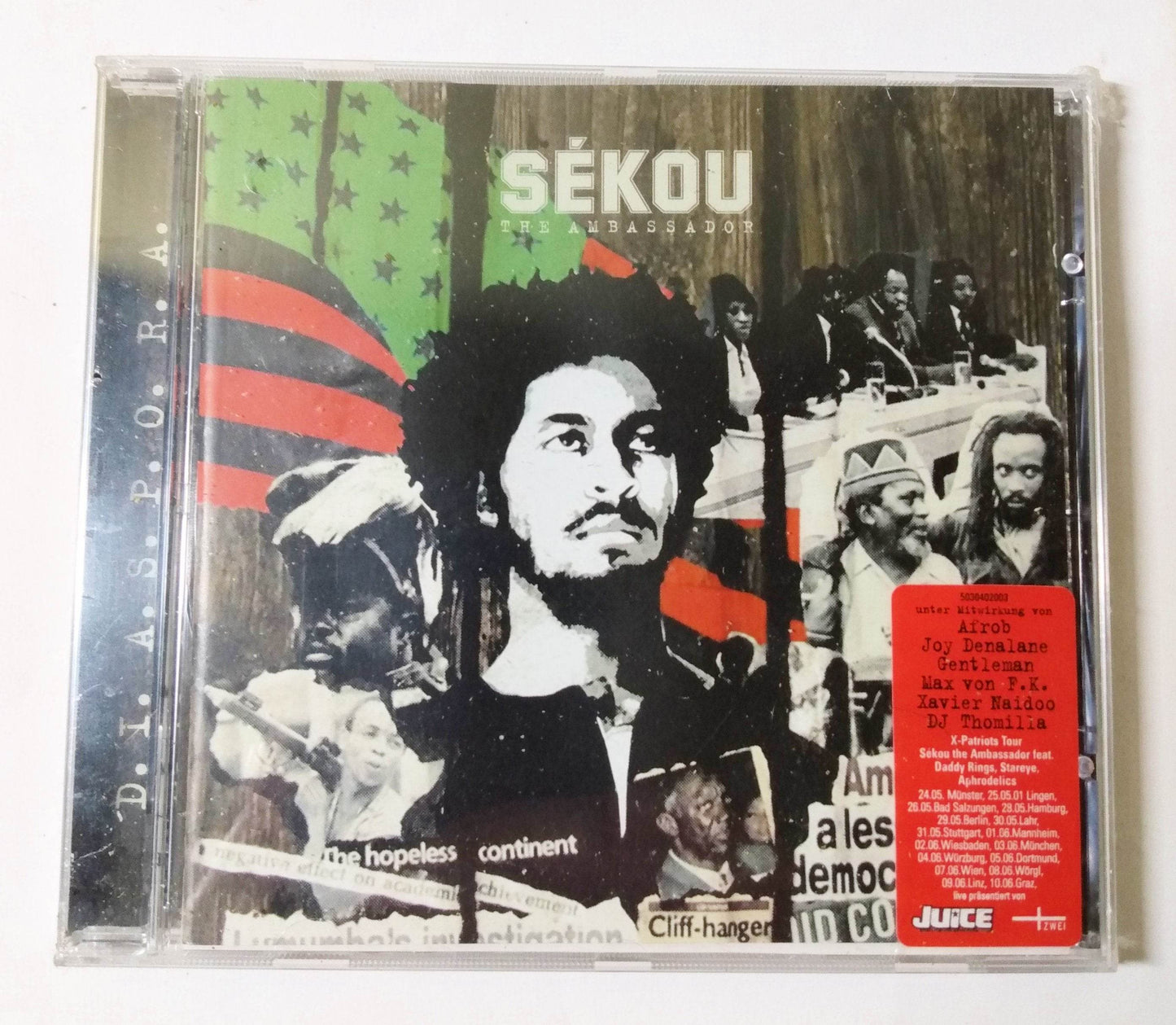 Sekou The Ambassador D.I.A.S.P.O.R.A. Conscious Hip Hop Album CD 2001 - TulipStuff