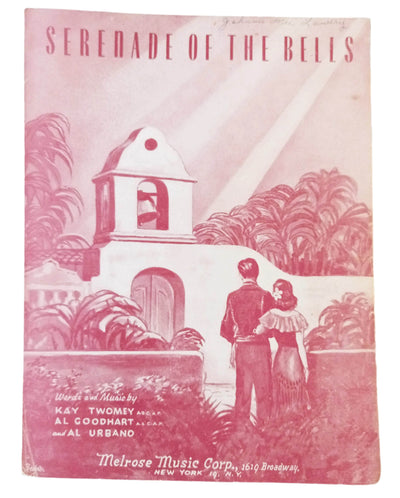 Serenade Of The Bells Kay Twomey Al Goodhart Al Urbano 1947 Sheet Music - TulipStuff