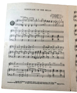 Serenade Of The Bells Kay Twomey Al Goodhart Al Urbano 1947 Sheet Music - TulipStuff