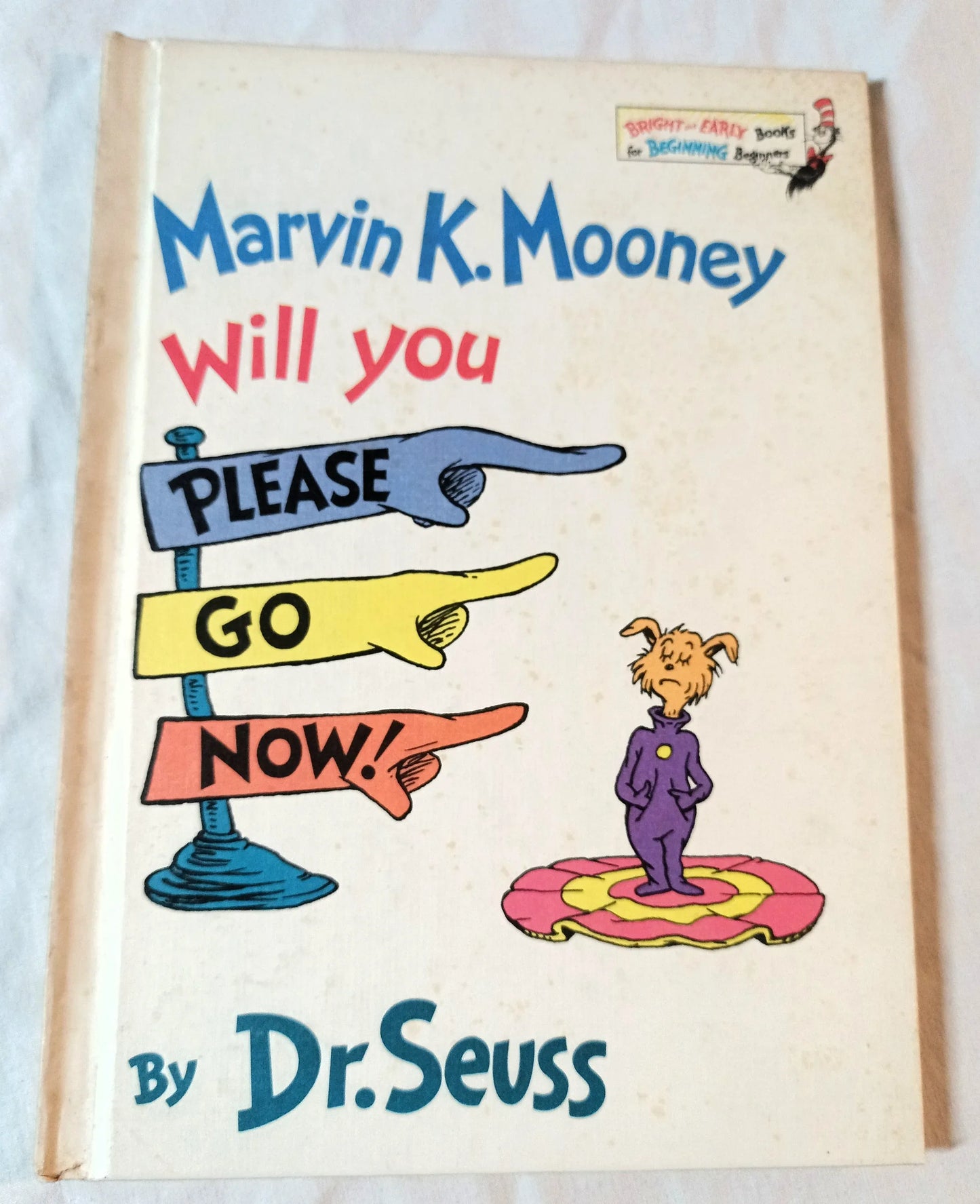 Dr Seuss Marvin K Mooney Will You Please Go Now Book Club Edition 1972 - TulipStuff