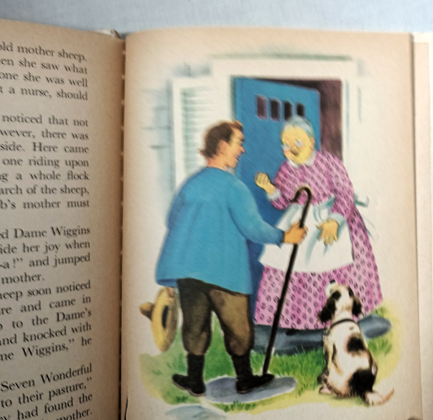 The Seven Wonderful Cats Wadsworth Tip-Top Elf Book Rand McNally 1956 - TulipStuff